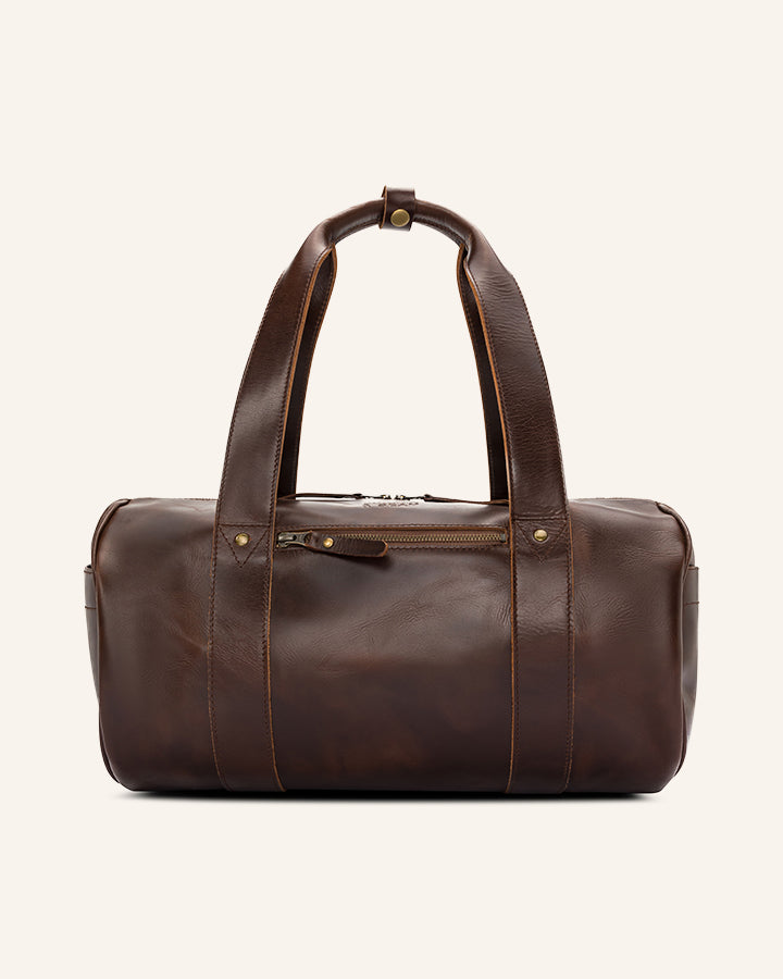Leather Duffle Bag Chap – Buckle and Seam - Main Image