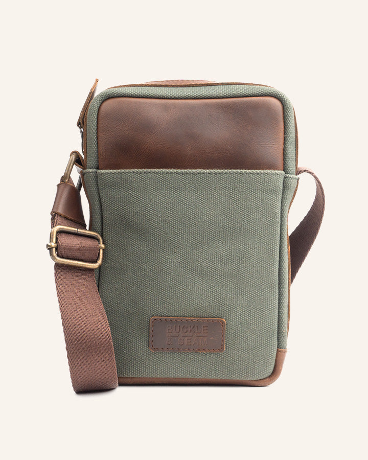 Canvas Crossbody Bag Runner – Buckle and Seam