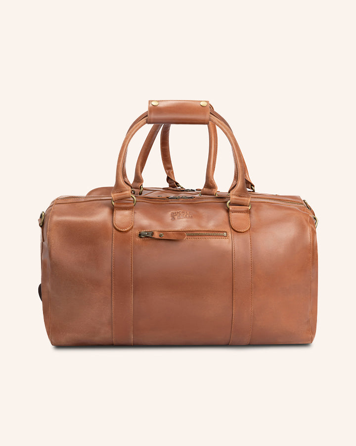 Leder Weekender Willow