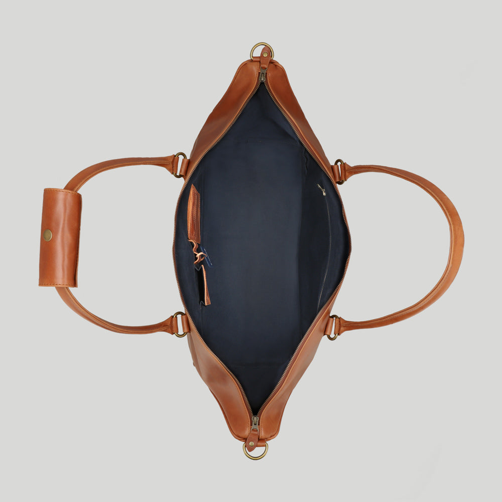 Leder Weekender Linwood