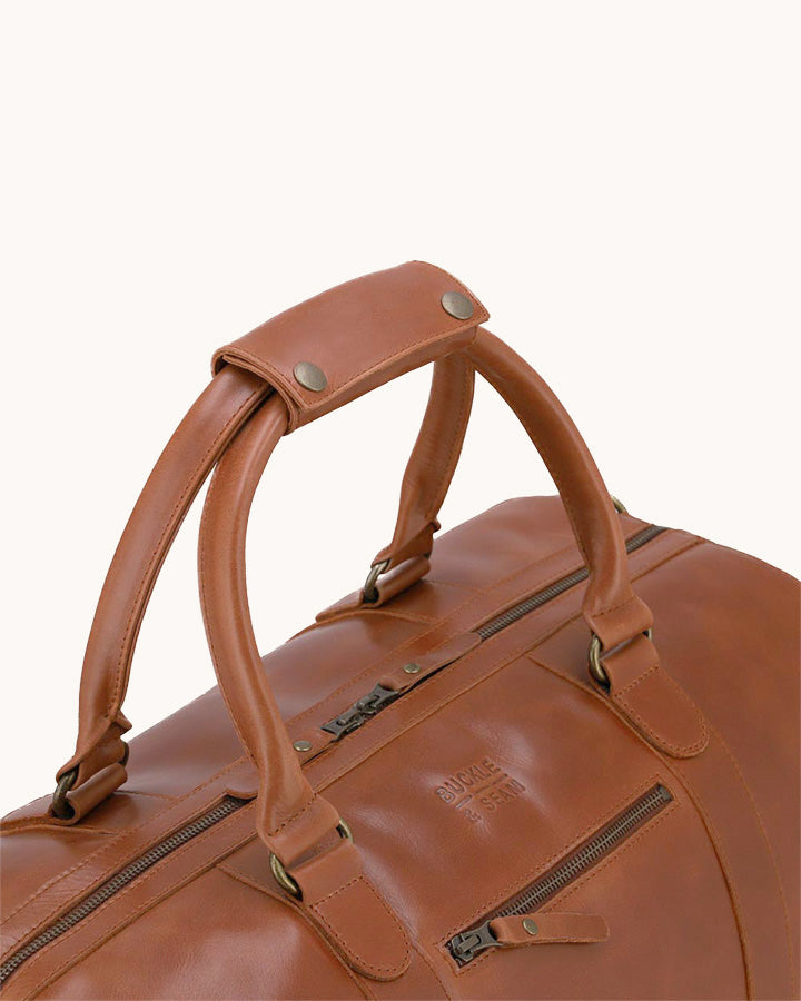Leder Weekender Willow