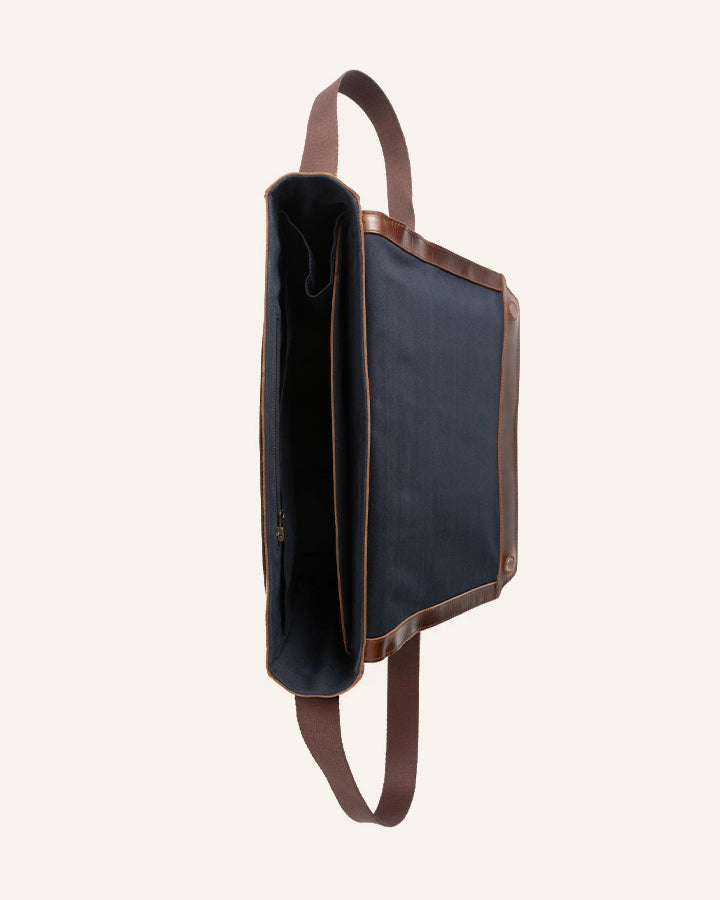 Leder Messenger Bag Times
