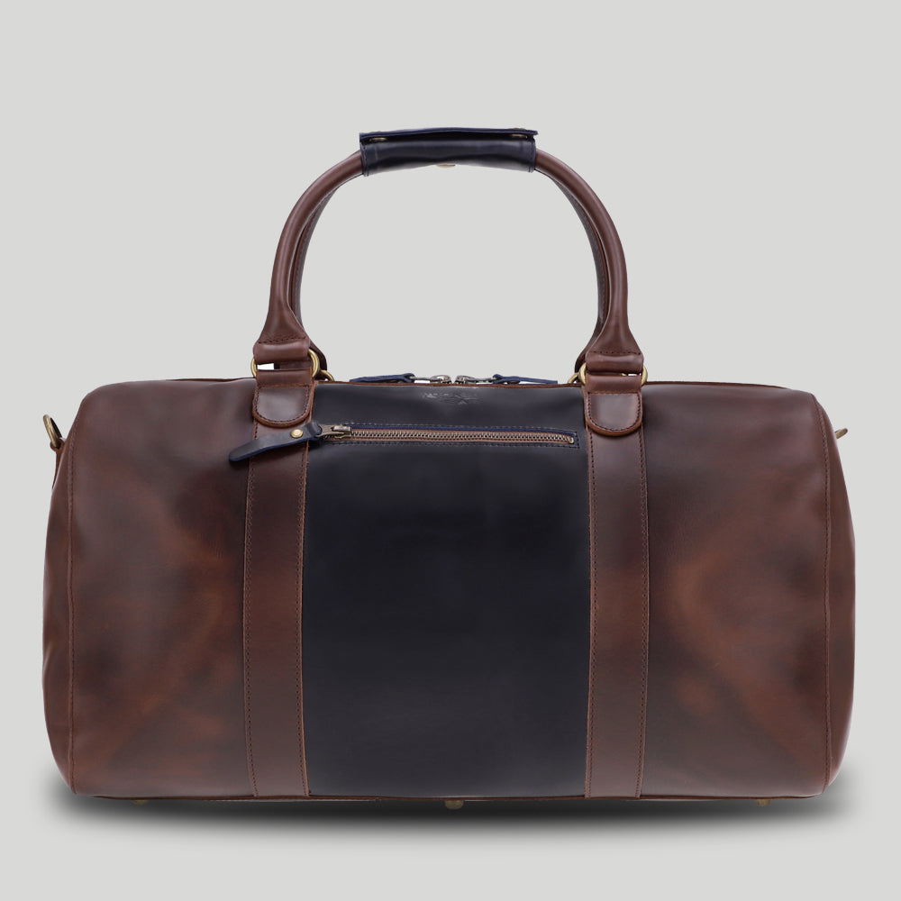 Leather Weekender Willow Mixmatch Blue