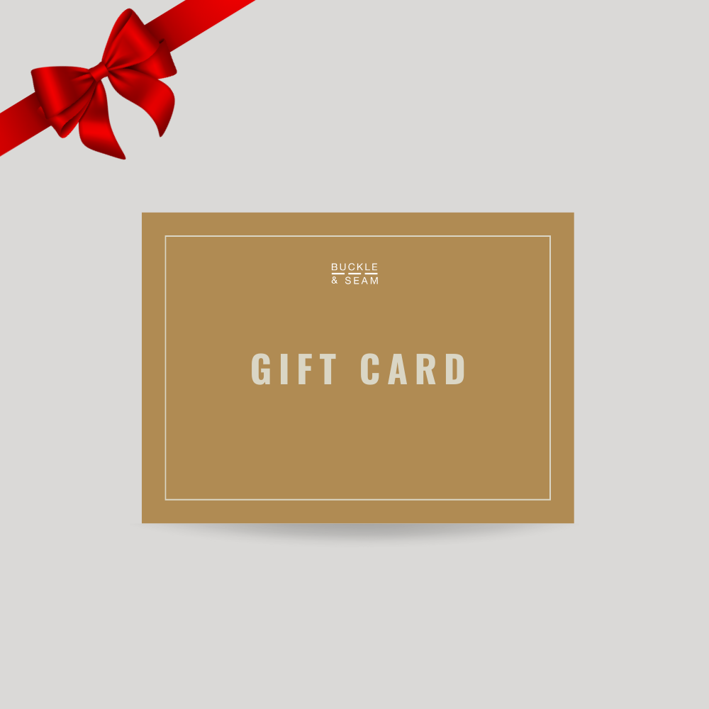 Gift Card Buckle and Seam