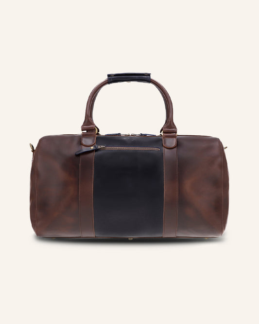 Leather Weekender Willow Mixmatch | Blue