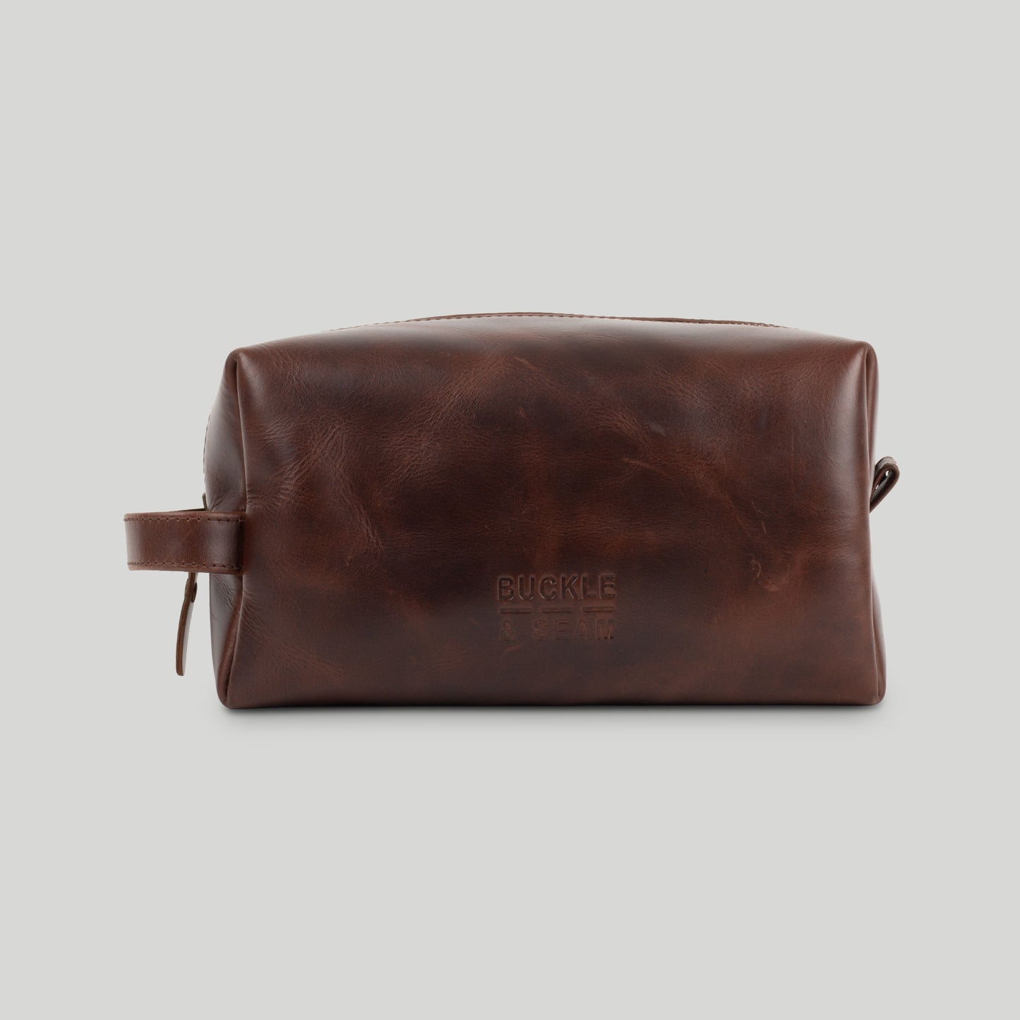 Leather washbag Everest