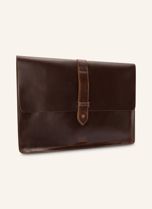 Leder Laptop Sleeve Aspen