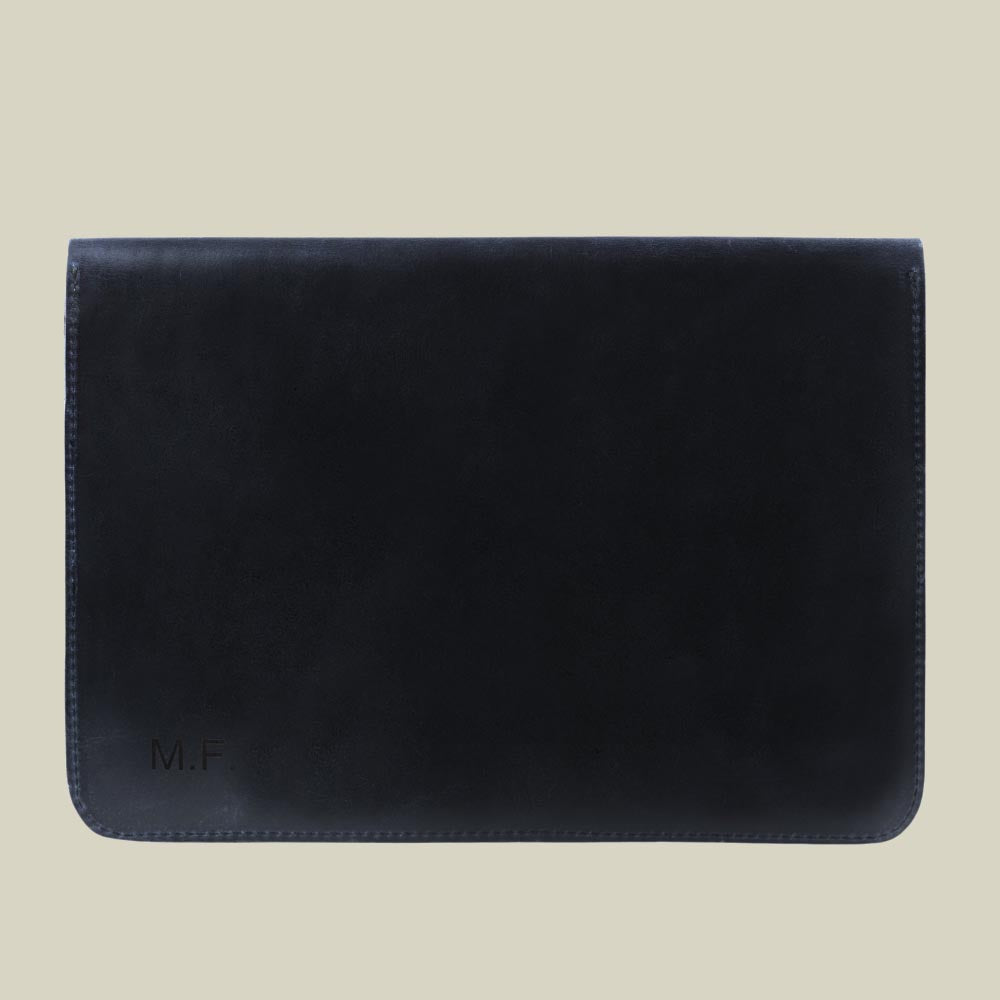 Leather Laptop Sleeve Terra Blackblue | 13inch