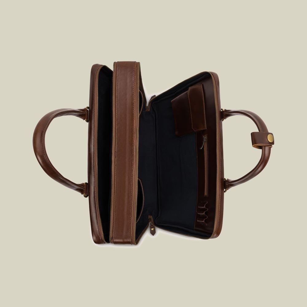 Leder XL Aktentasche Albert