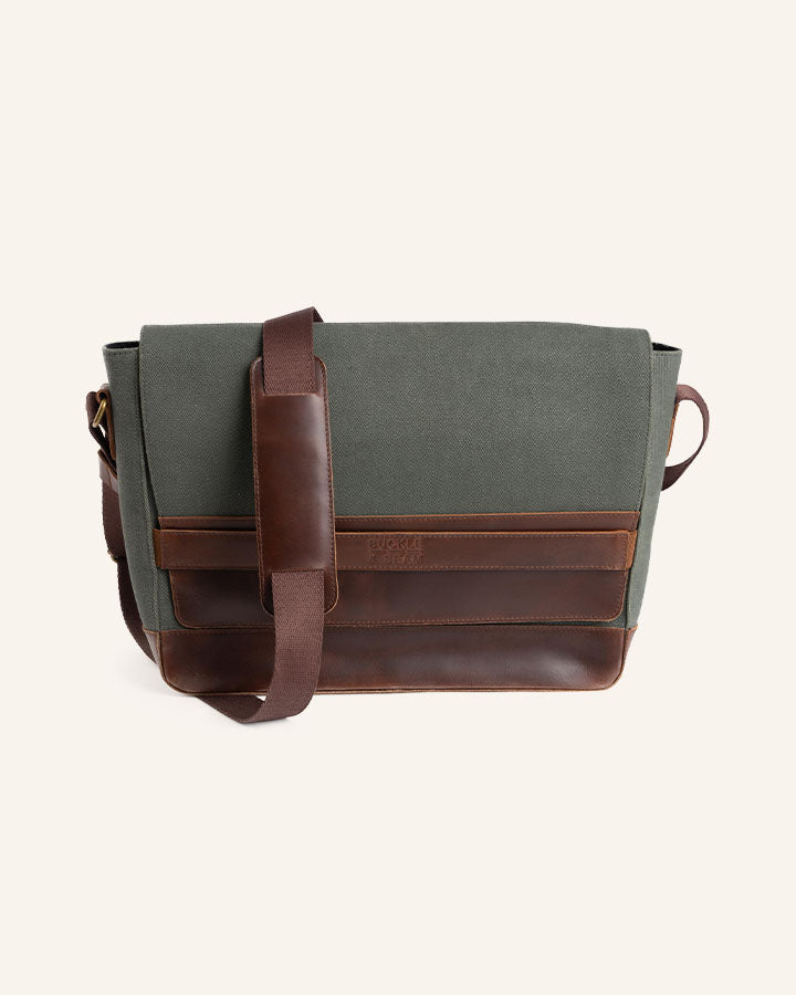 Canvas Messenger Bag Times