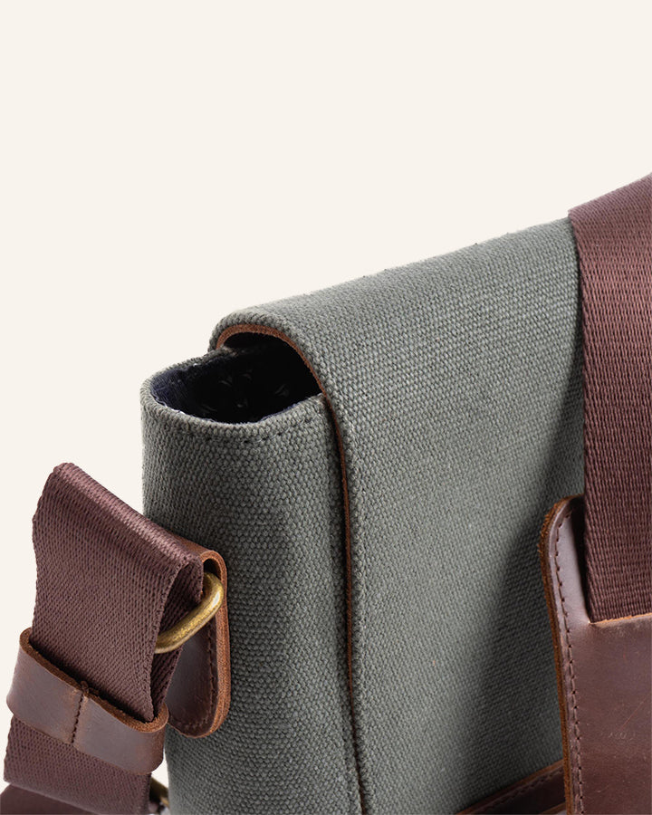 Canvas Messenger Bag Times