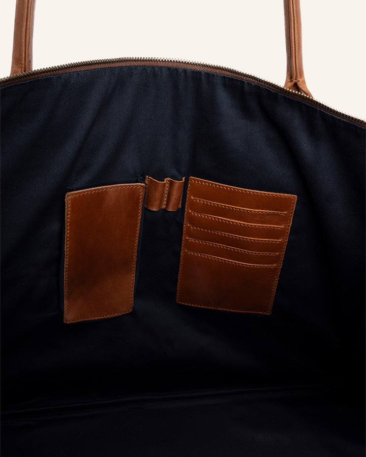 Leder Weekender Linwood