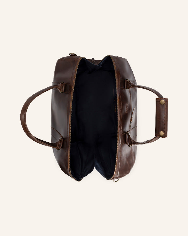 Leder Weekender Willow