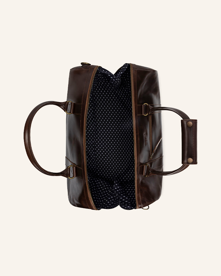 Leder Weekender Willow