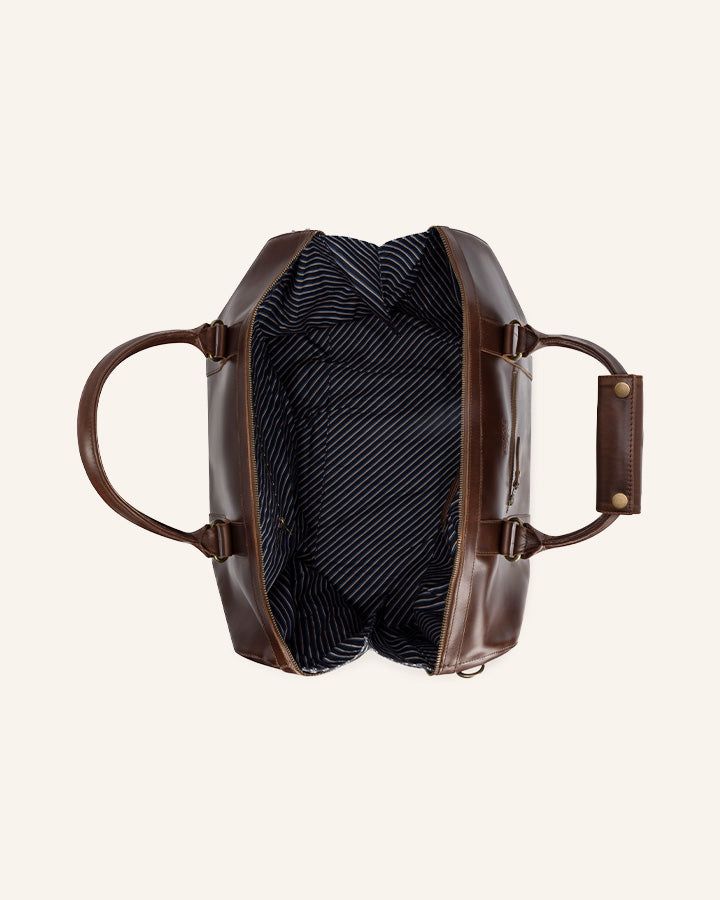 Leder Weekender Willow