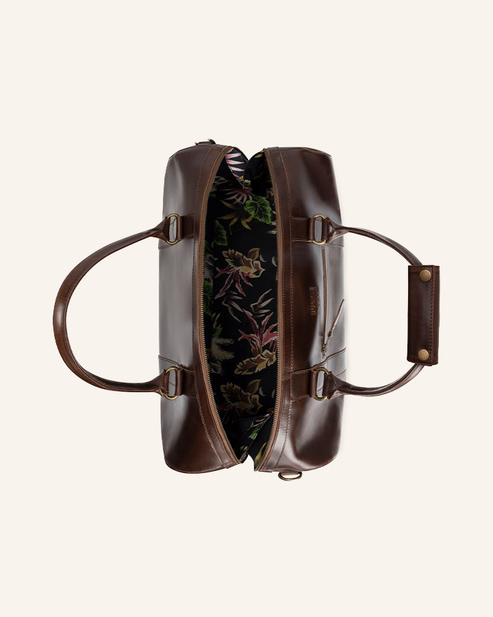 Leder Weekender Willow