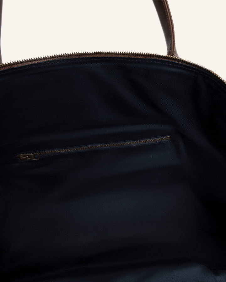 Leder Weekender Willow