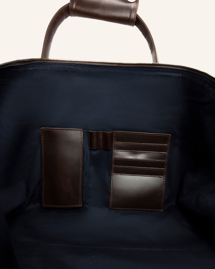 Leder Weekender Willow