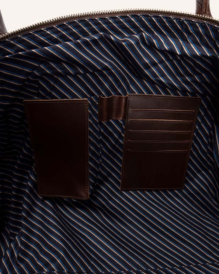 Leder Weekender Willow