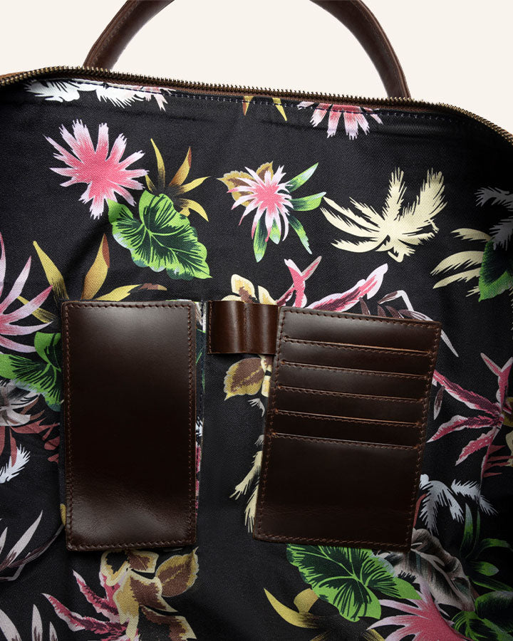 Leder Weekender Willow