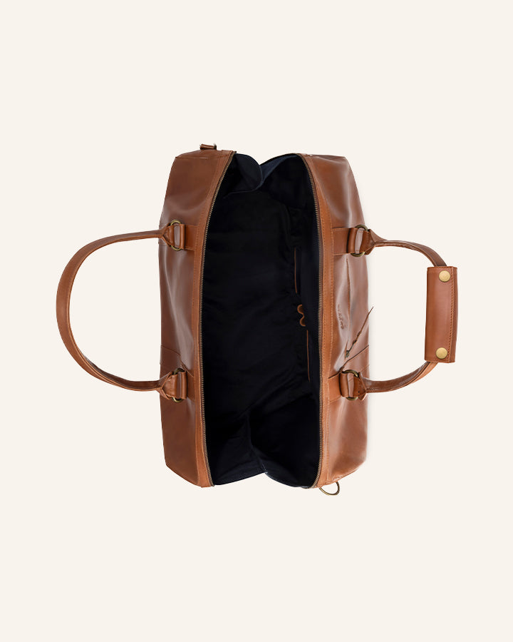 Leder Weekender Willow