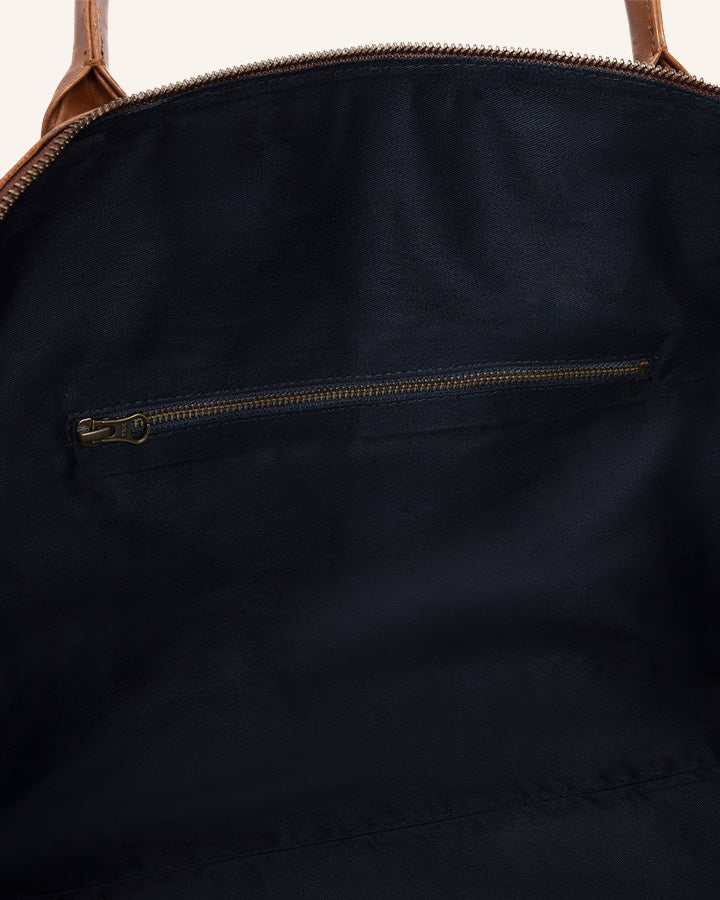 Leder Weekender Willow