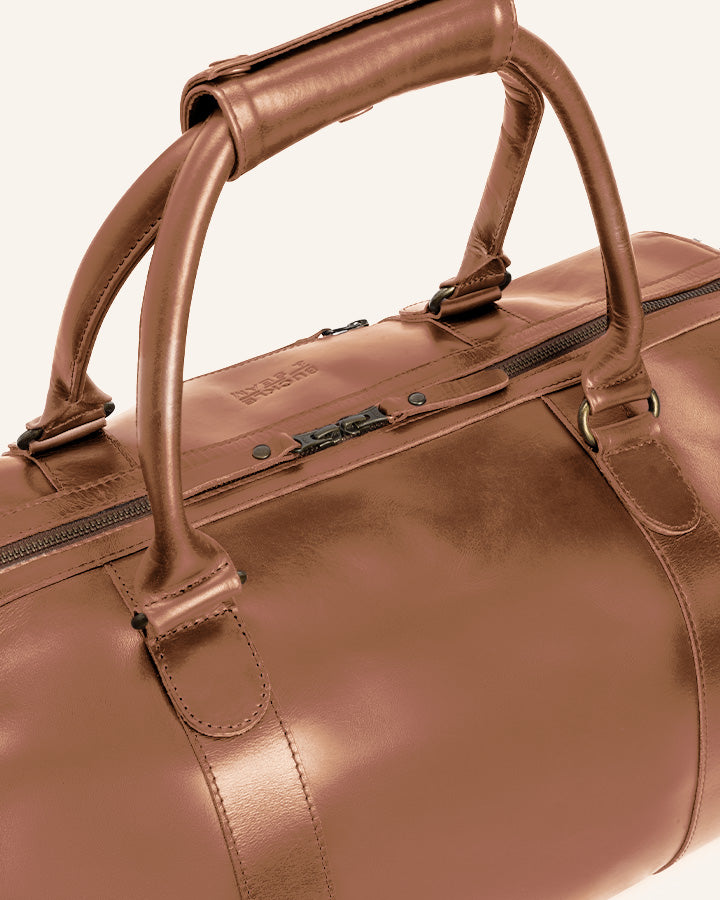 Leder Weekender Willow