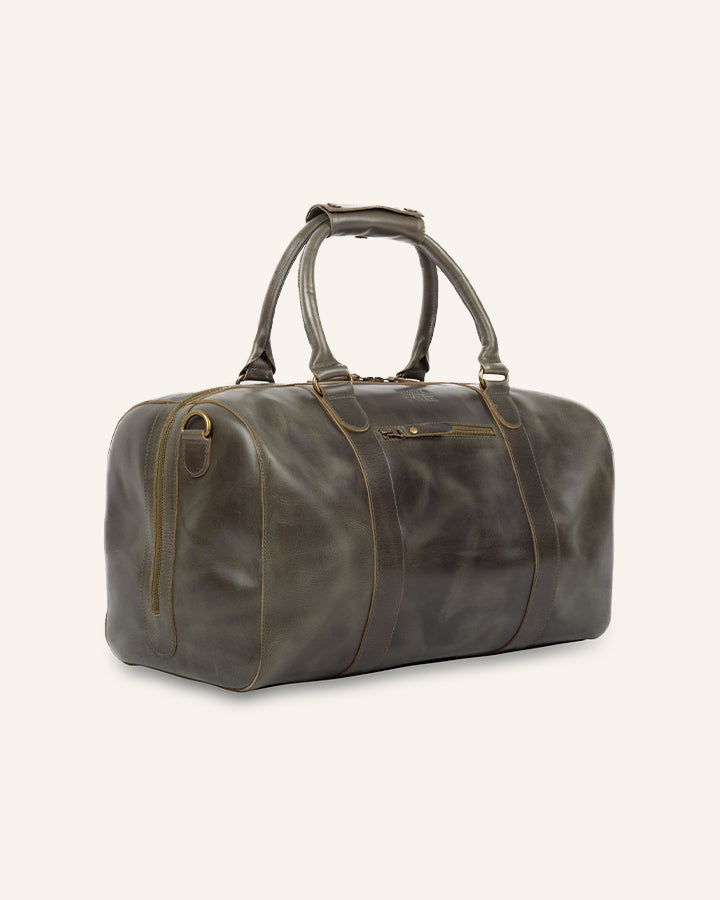 Leder Weekender Willow