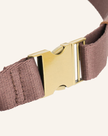 Leder Gürteltasche Dash Braun | Dots