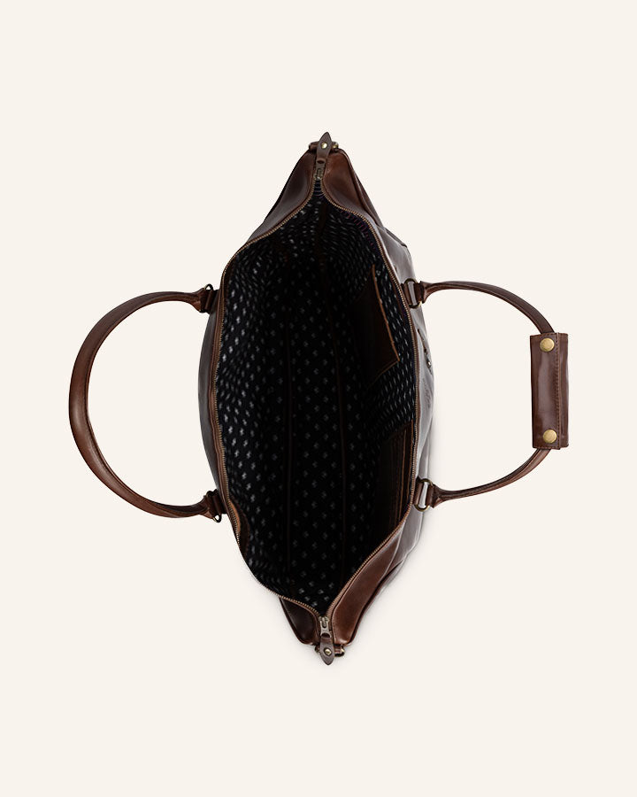 Leder Weekender Linwood