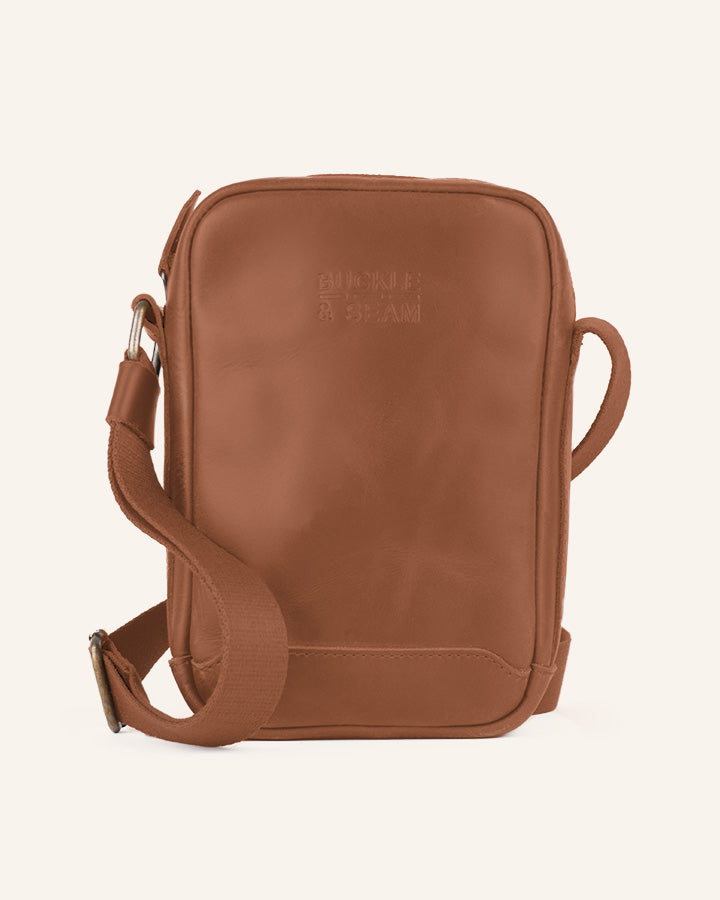Leder Crossbody Bag Runner