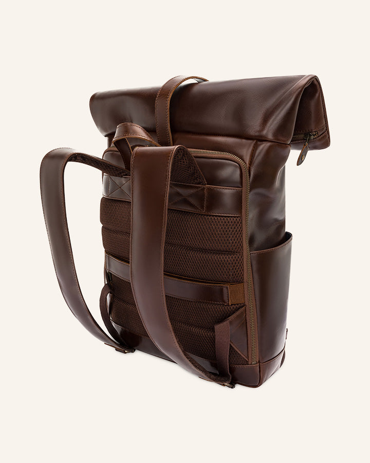 Leather Rolltop Backpack Norman -  Character Sale