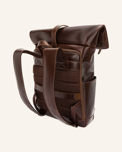 Leather Rolltop Backpack Norman -  Character Sale