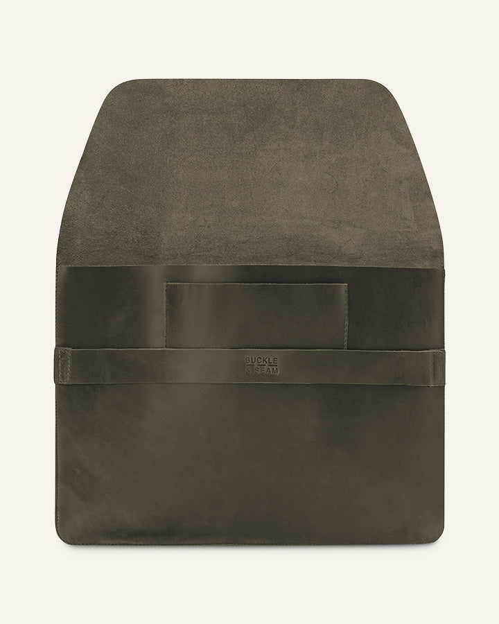 Leder Laptop Sleeve Terra