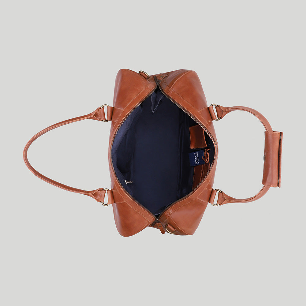 Leder Weekender Willow