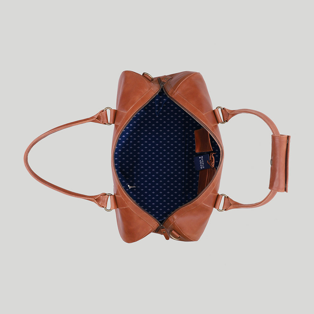 Leder Weekender Willow