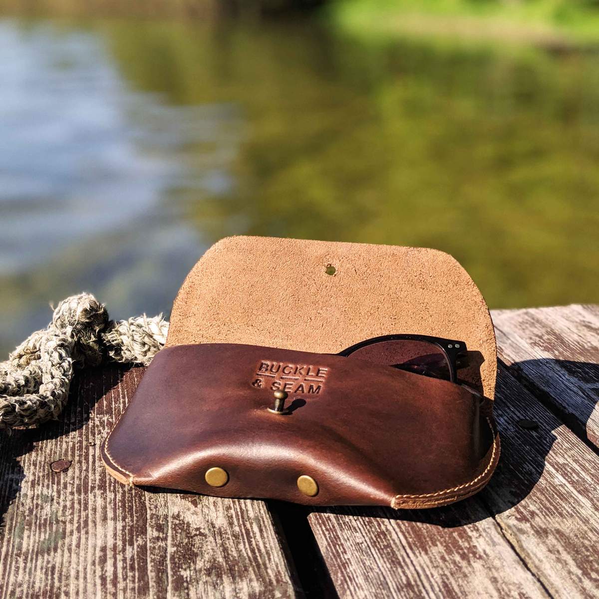 Leder Brillenetui Arizona