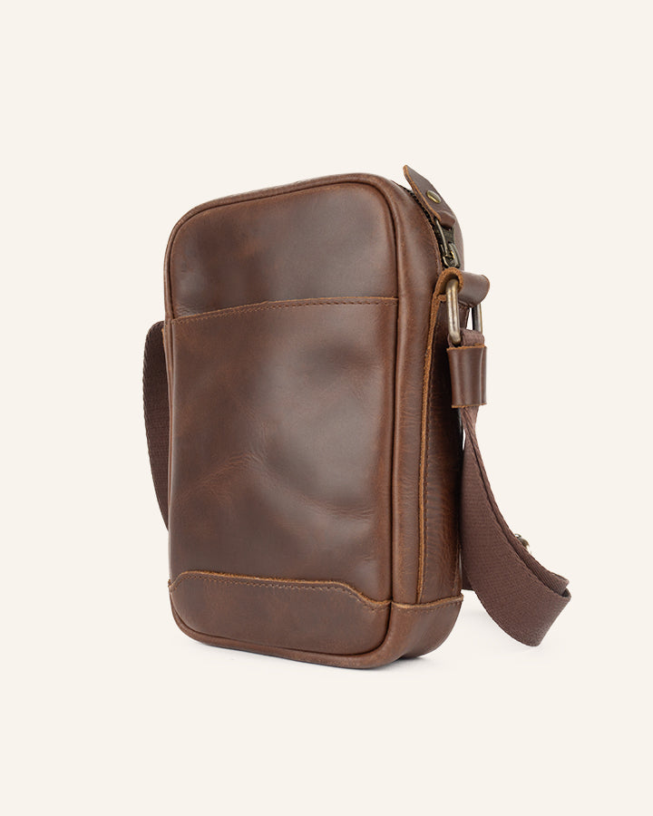 Leder Crossbody Bag Runner