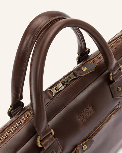 Leather Briefcase Cali - Character Sale