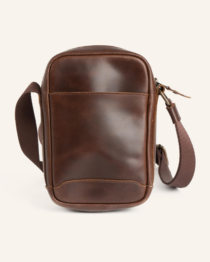 Leder Crossbody Bag Runner