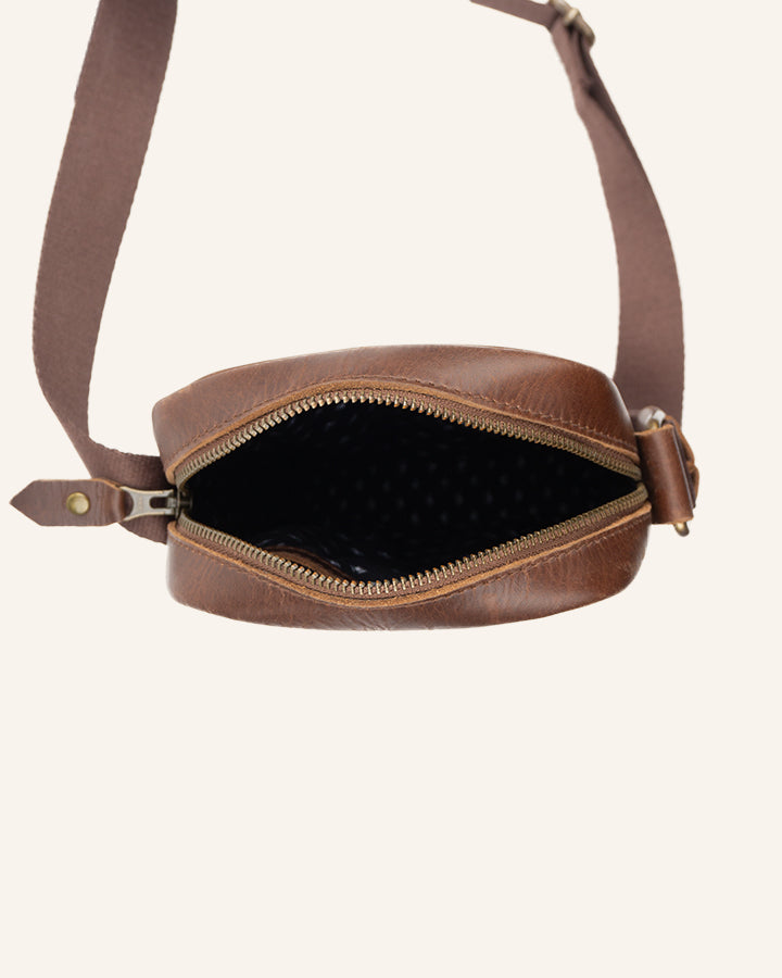 Leder Crossbody Bag Runner
