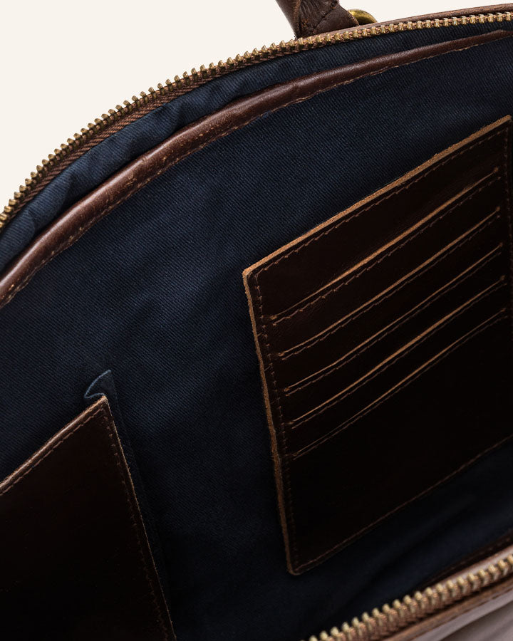 Leather Briefcase Cali - Character Sale