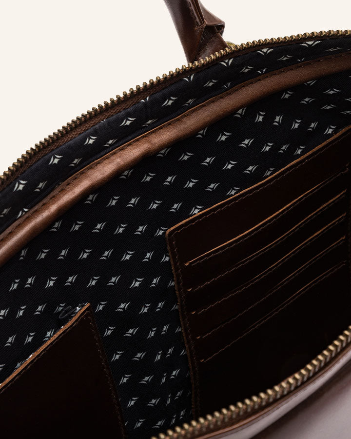 Leather Briefcase Cali - Character Sale