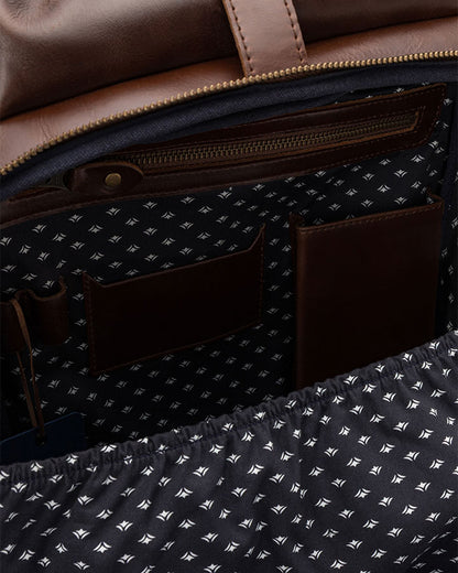 Leder Rolltop Rucksack Nomad - Charakter Sale