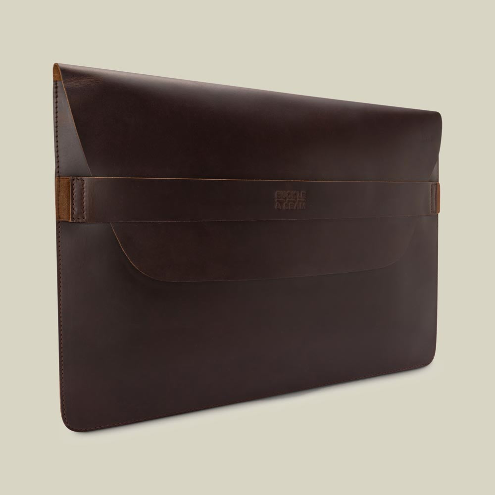 Leder Laptop Sleeve Terra