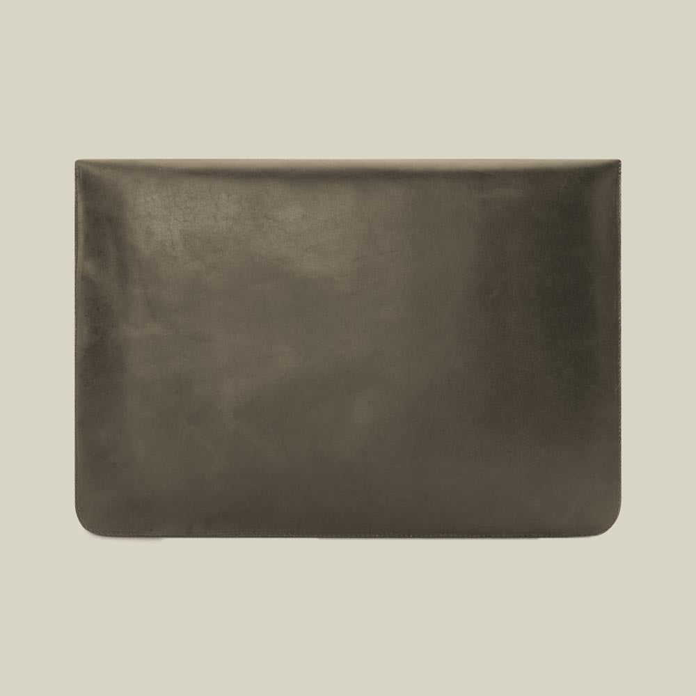 Leder Laptop Sleeve Terra
