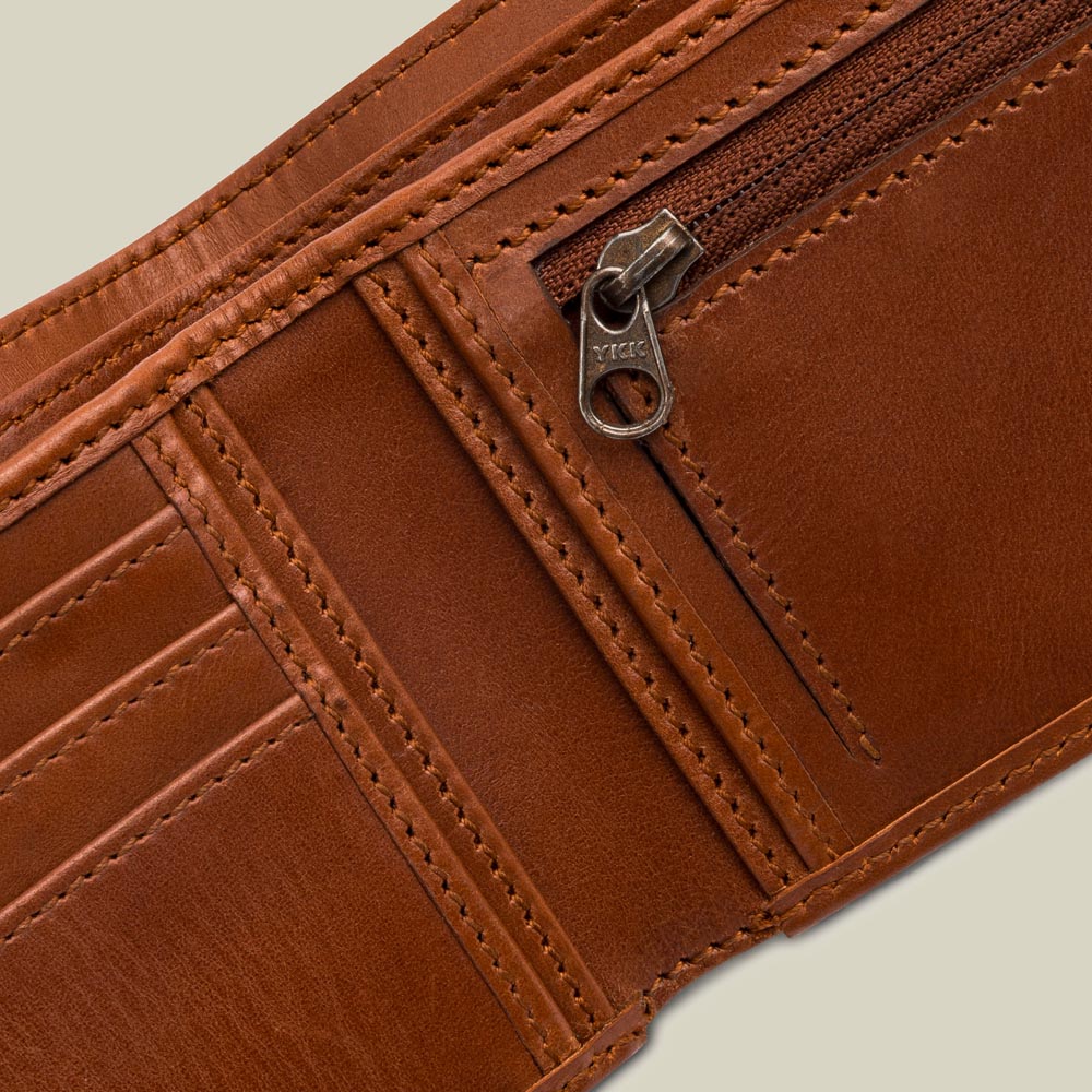 Leder Portemonnaie Bill