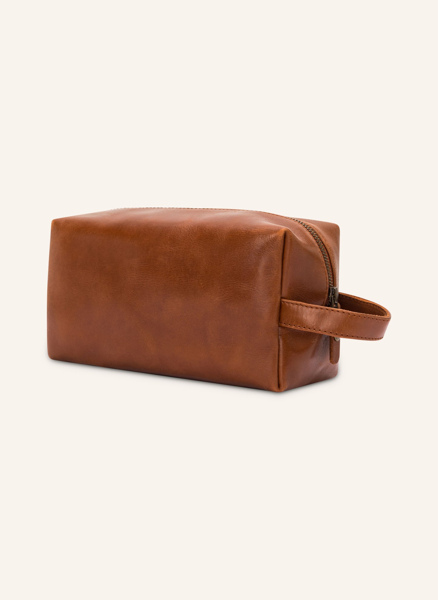 Leather washbag Everest