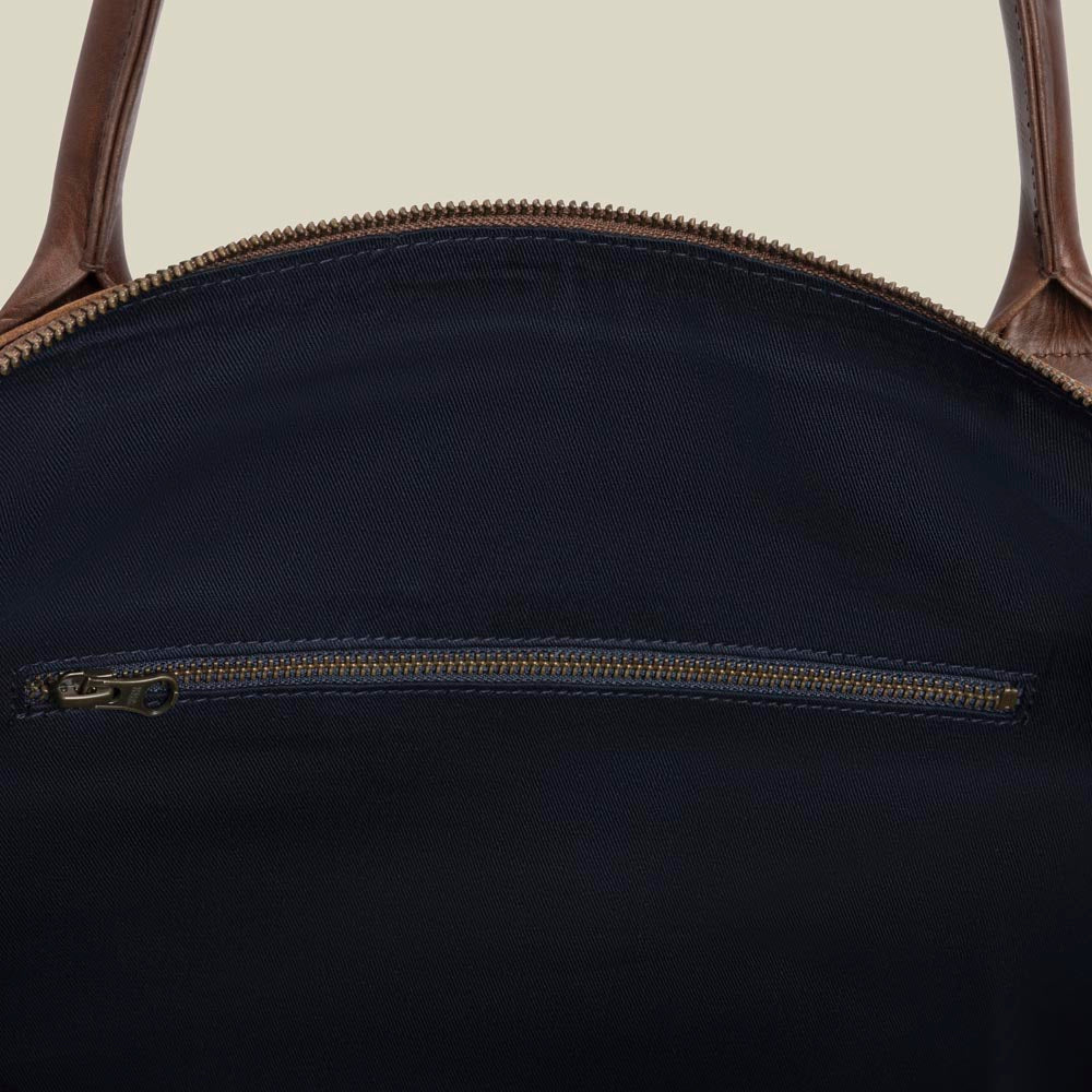 Leather Weekender Willow Mixmatch | Blue