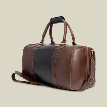 Leather Weekender Willow Mixmatch | Blue